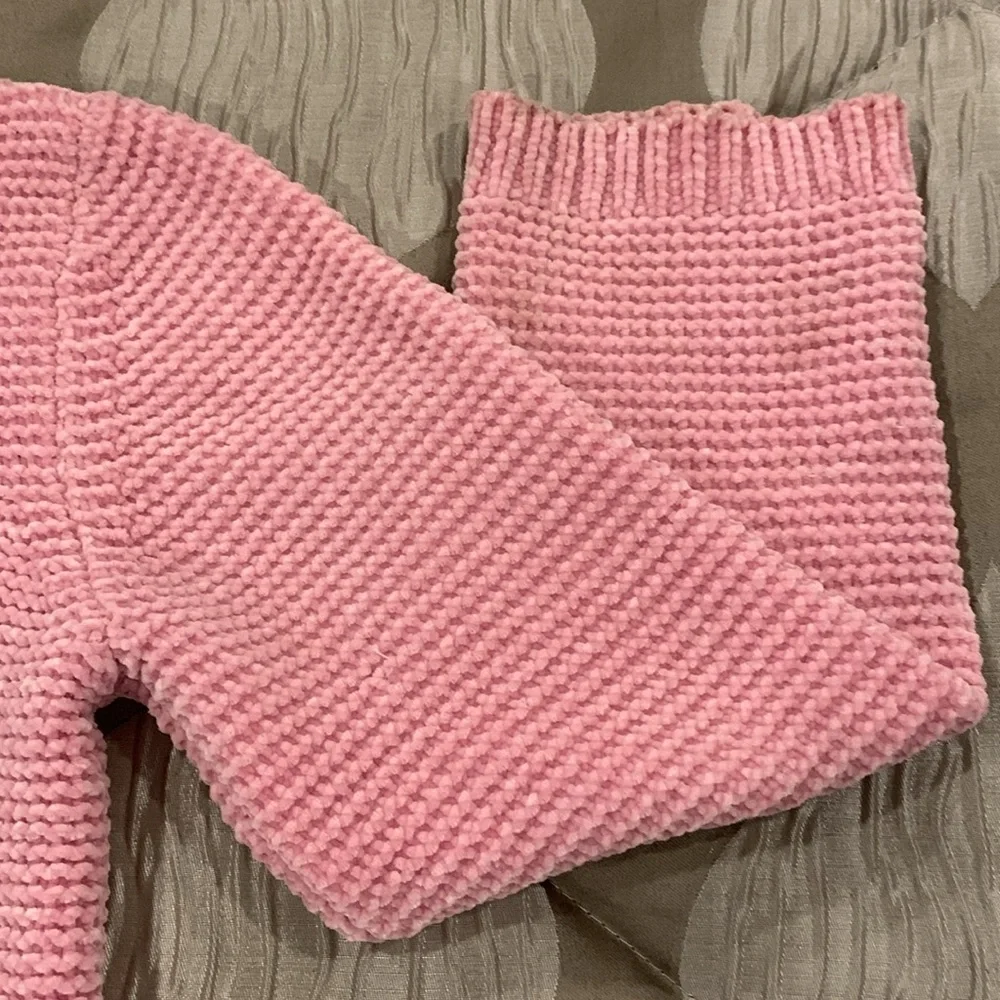 Kid’s Clothe’s Pink Sweater Girls size 7/8 Velour - Picture 10 of 10